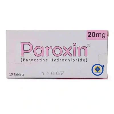 百樂行作用|Paroxetine HCl Hemihydrate Paroxin 20mg/Tab ATC Code。